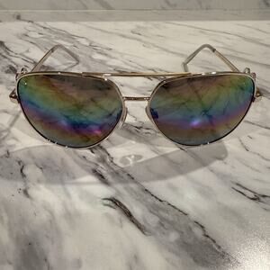 Disney Parks Golden Aviator Mickey Mouse Ears Adult Sunglasses